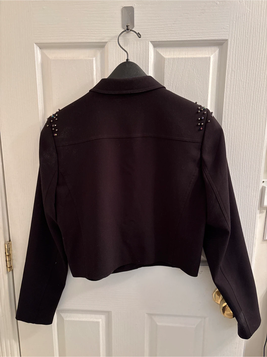 A|X Armani Exchange Women's Embellished Cropped Blazer - photo 2