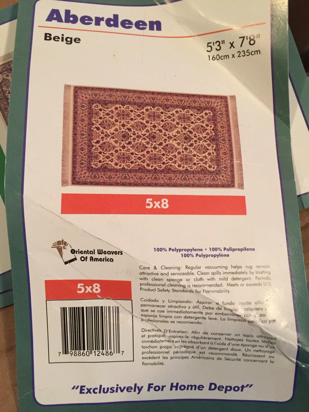 Aberdeen Beige Rug - photo 2