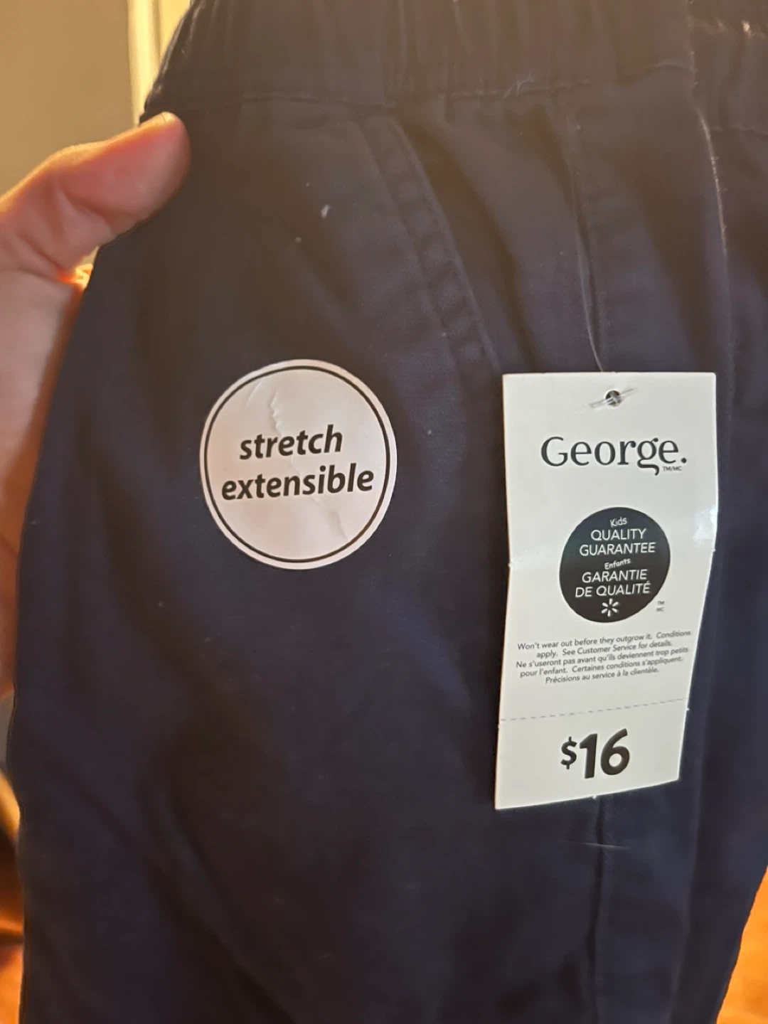 George Navy Stretch Pants
