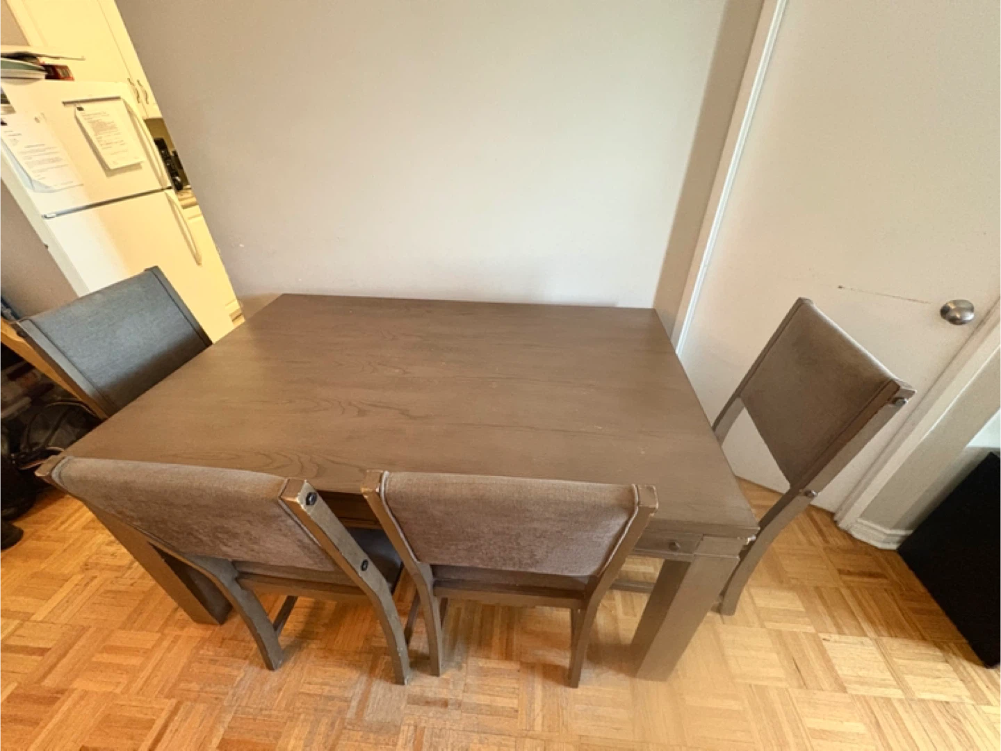 (WAS $799) Wood Dining Table + 4 Chairs - photo 3