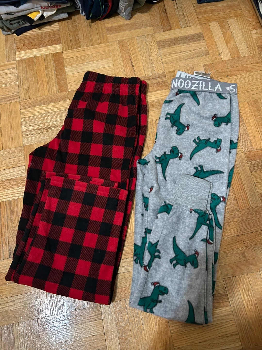 Two Pairs of Kids Pajama Pants (Size 7) 6-7 years old