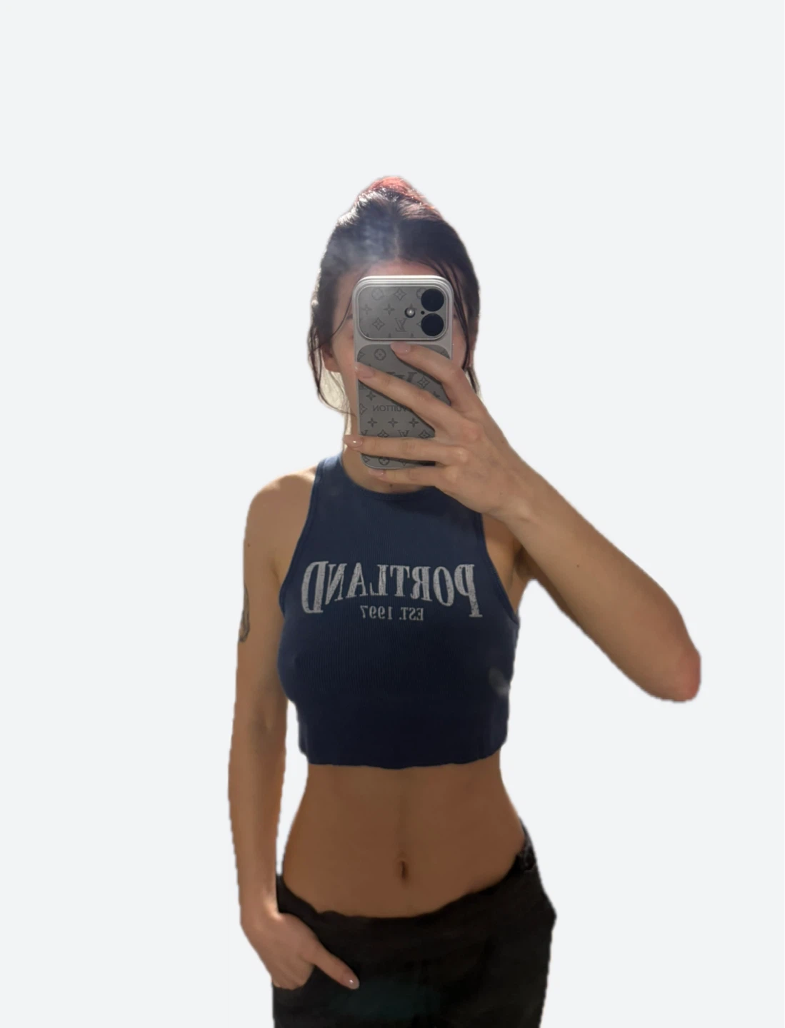 💙Graphic Crop Tank