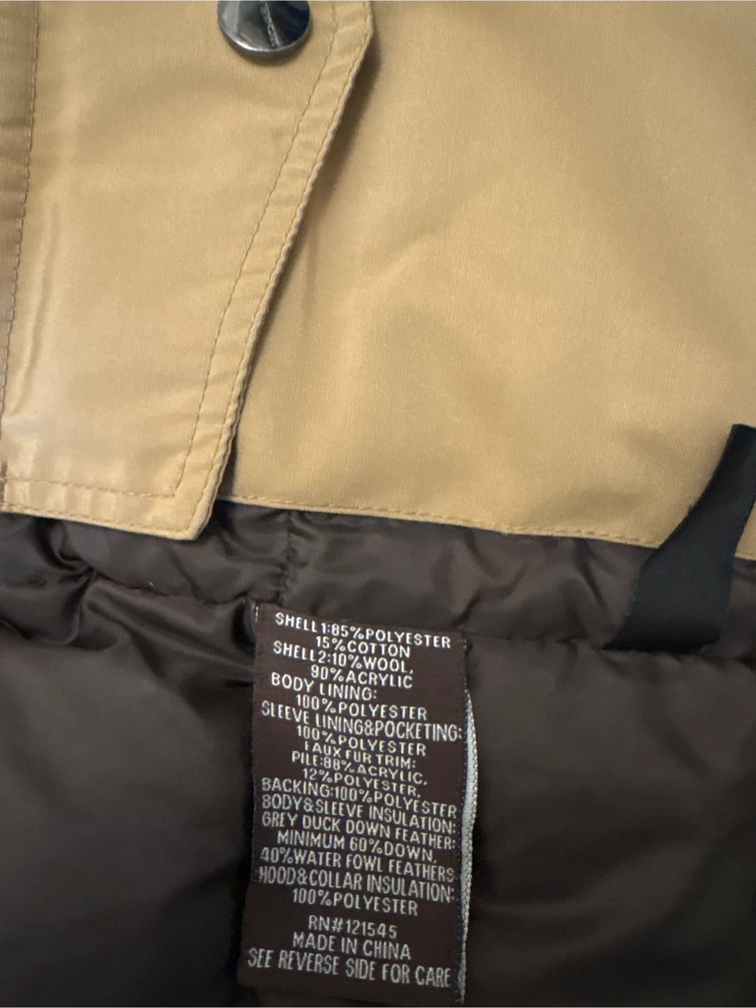 Michael Kors Men's Parka Jacket Size M - photo 3