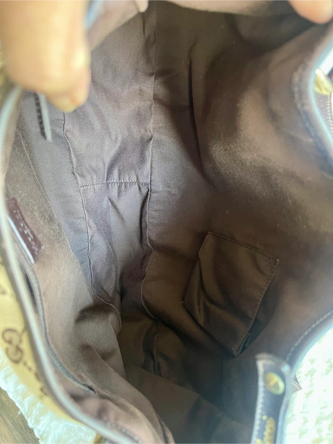 Gucci Monogram Canvas Shoulder Bag - photo 2