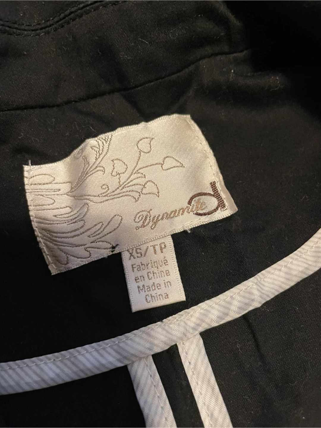 Dynamite Black Blazer Jacket XS - photo 5