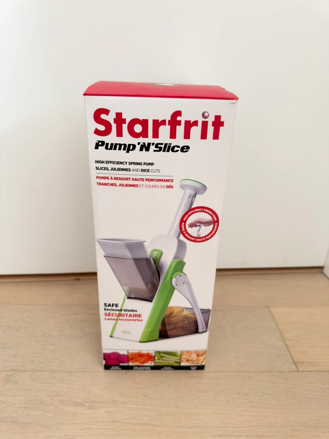Starfrit Pump'N'Slice Mandoline Slicer