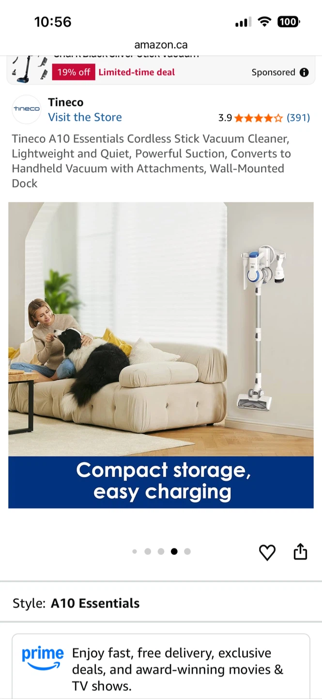 Tineco A10 D PLUS Cordless Stick Vacuum - photo 4