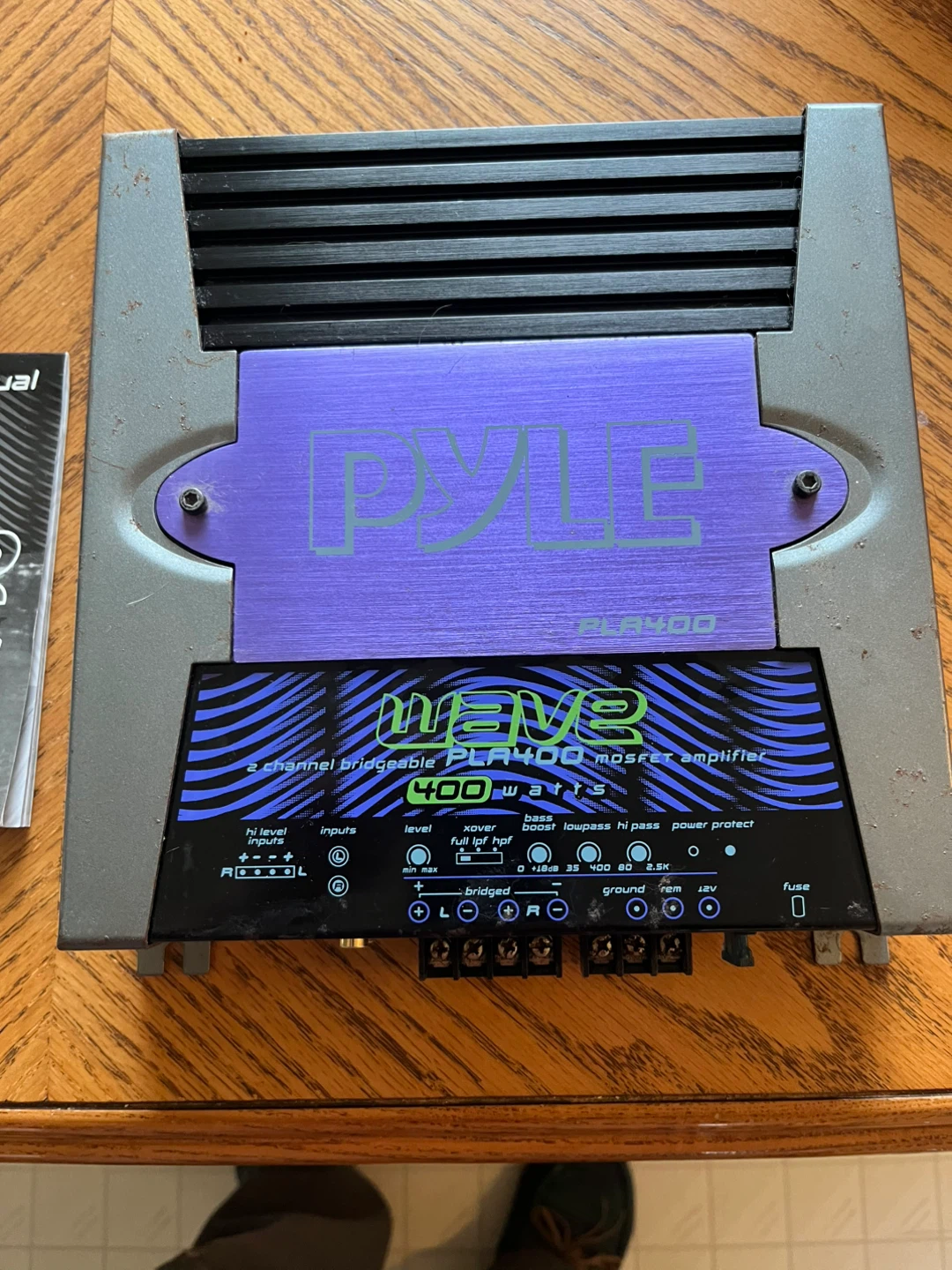 Pyle PLA400 400W 2-Channel Bridgeable MOSFET Car Audio Amplifier - photo 4