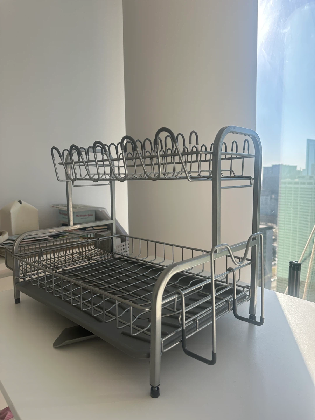 2-Tier Metal Dish Drying Rack - photo 3