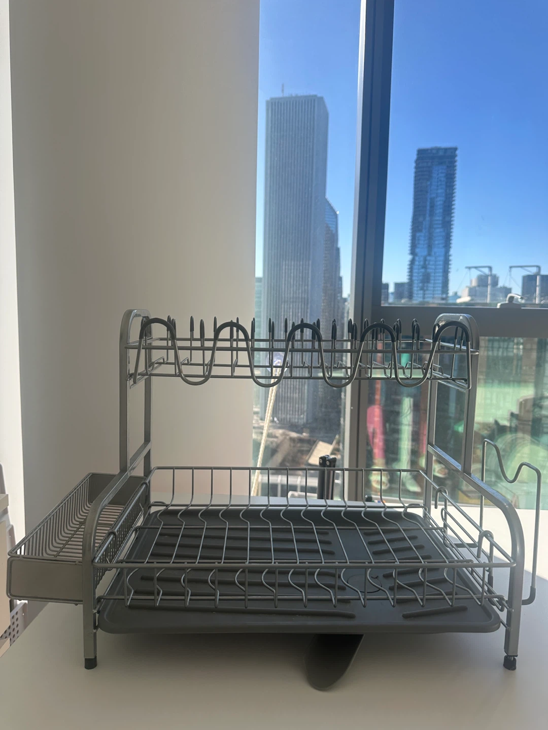 2-Tier Metal Dish Drying Rack - photo 2