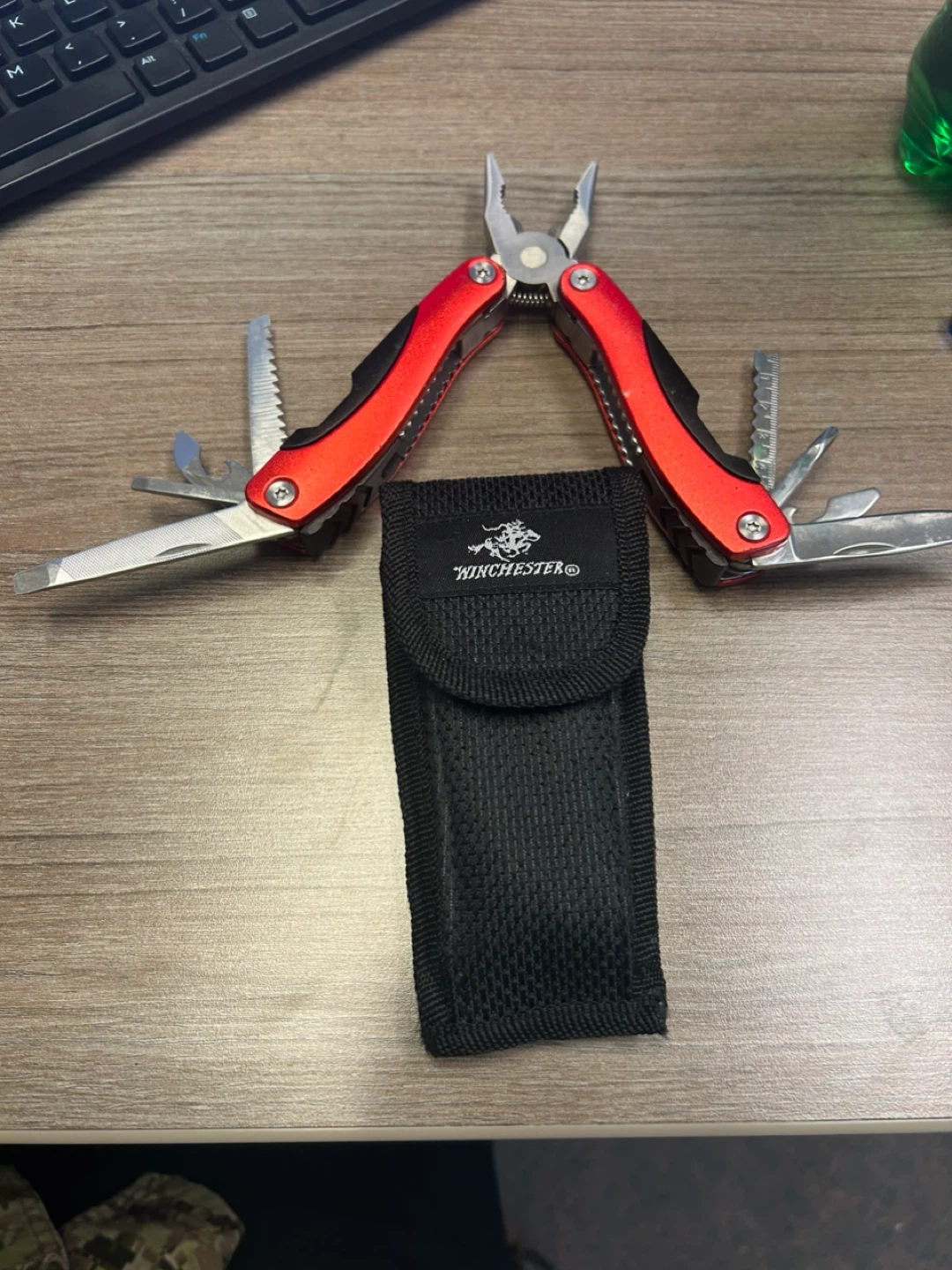 Winchester Red Multi-tool with Black Sheath