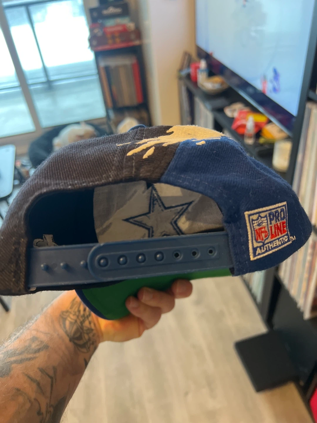 Splash Logo Athletic Dallas Cowboys NFL Pro Line Baseball Cap - photo 3