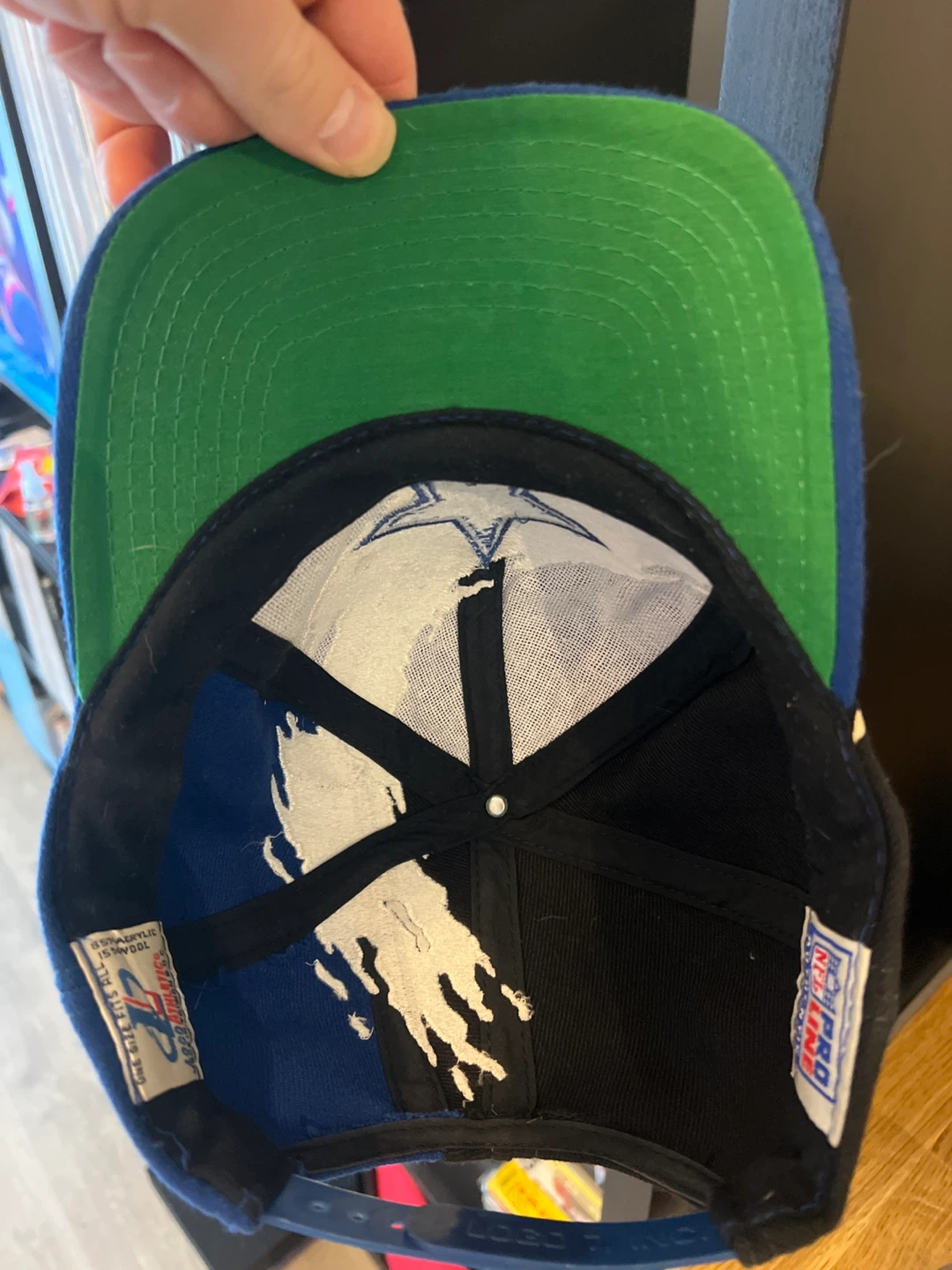 Splash Logo Athletic Dallas Cowboys NFL Pro Line Baseball Cap - photo 2