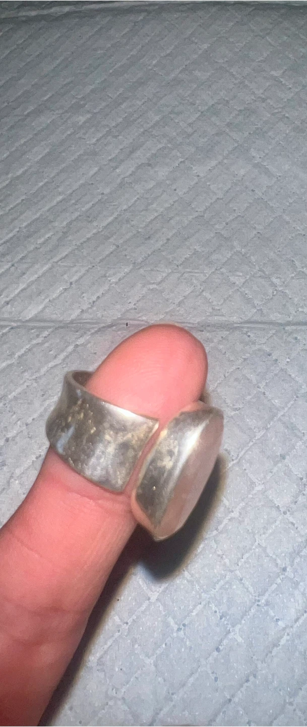 Sterling Silver Pink Quartz Statement Ring - photo 2