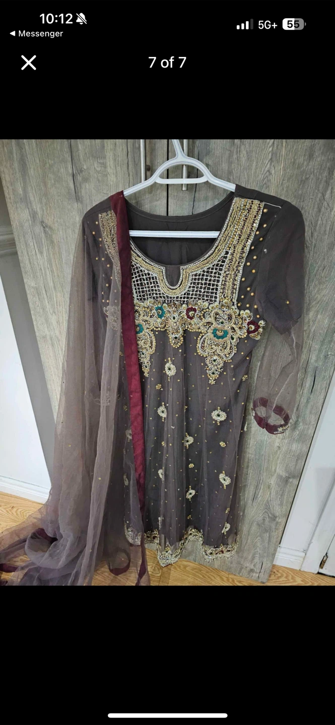 Embellished Kurti with Pants and Dupatta - photo 2