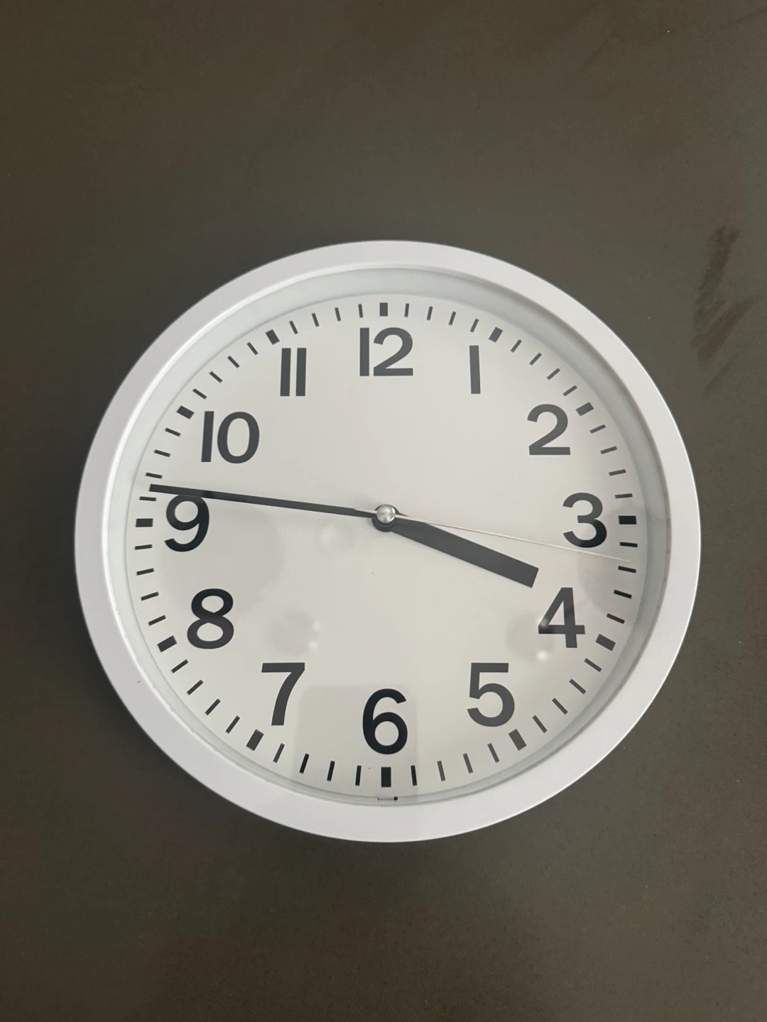 White Round Wall Clock