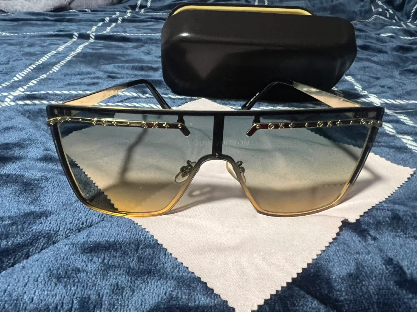 Louis Vuitton Shield Sunglasses with Case