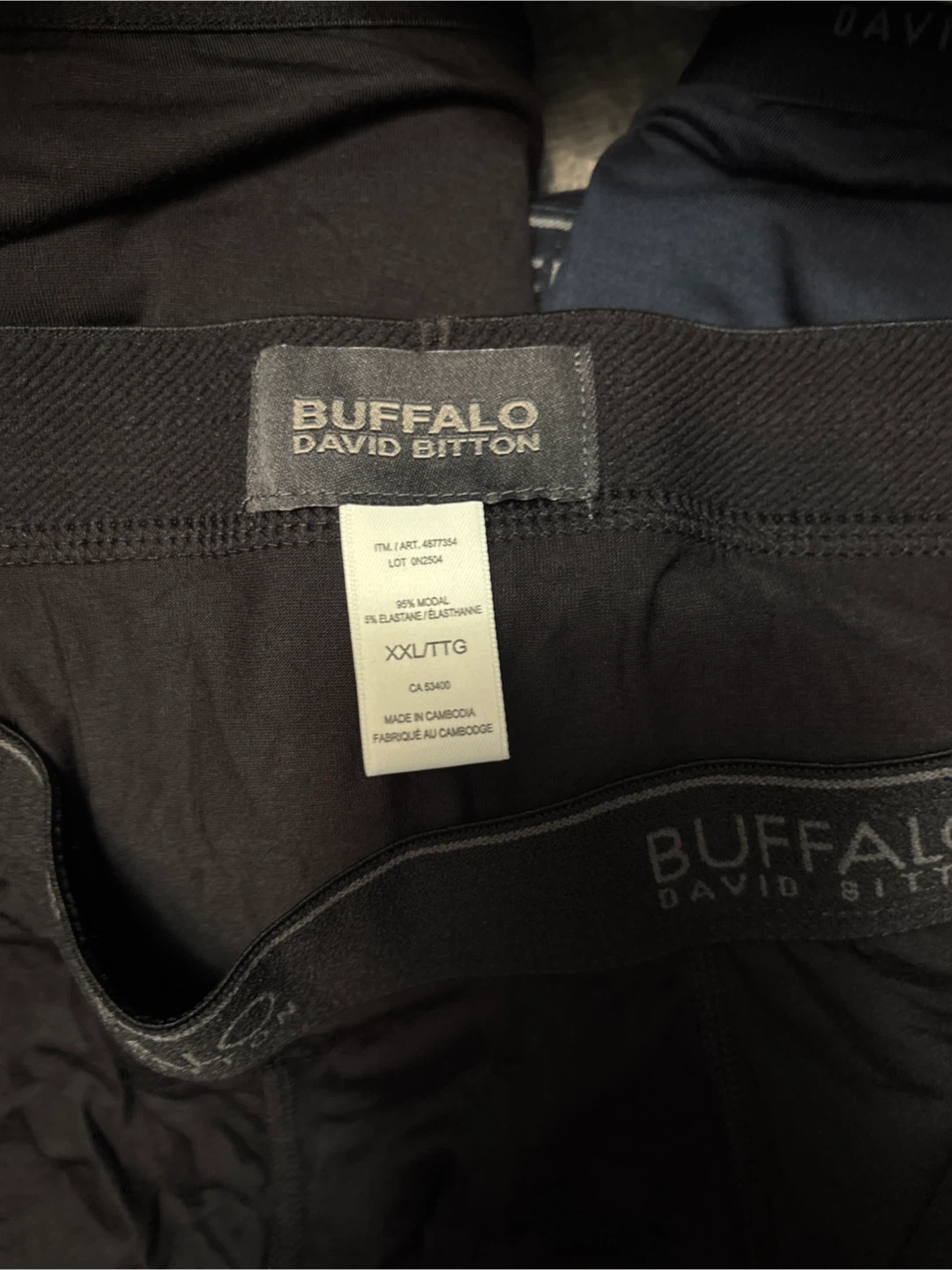 NWOT 4pc Buffalo David Bitton Men's Boxer Briefs XXL) - photo 3