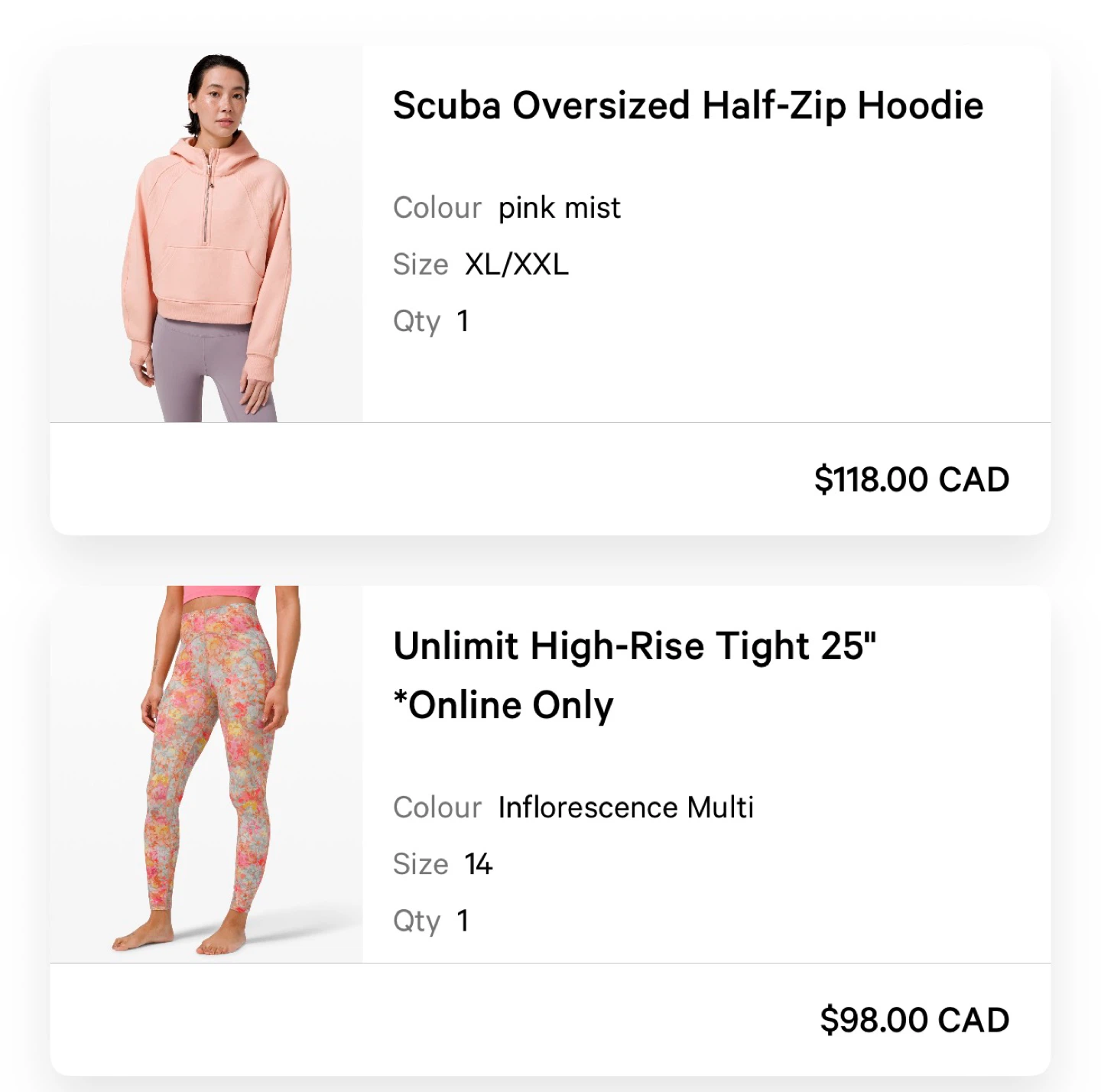 Lululemon Scuba Oversized Half-Zip Hoodie - Pink Mist - XL/XXL - photo 3