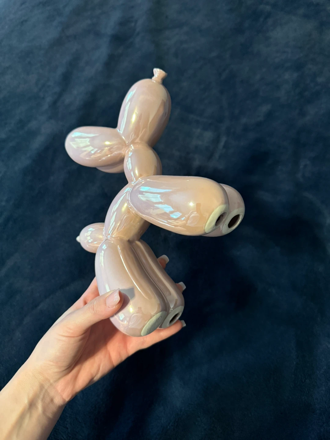 Iridescent Balloon Dog Figurine - photo 3
