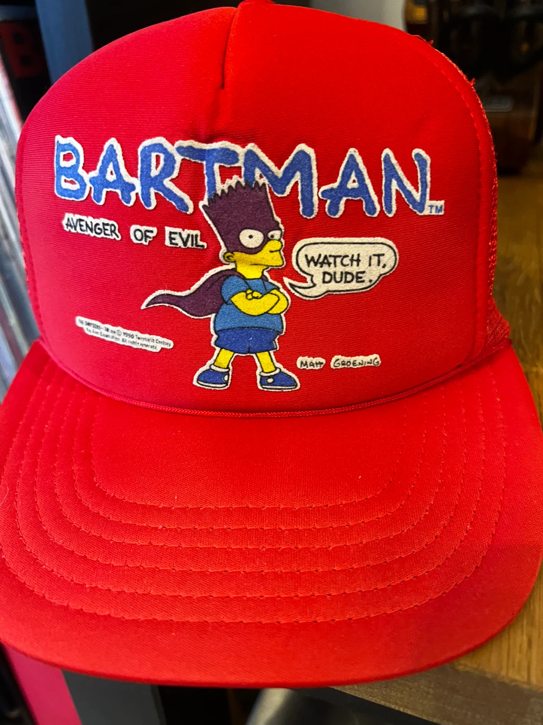 Simpsons Bartman Trucker Hat