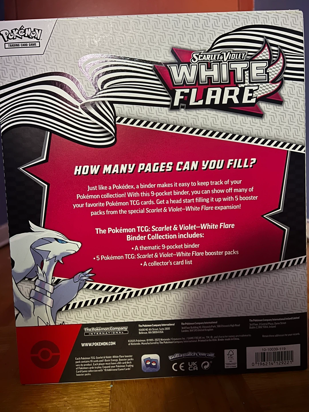 Pokemon Scarlet & Violet White Flare Binder Collection - photo 2