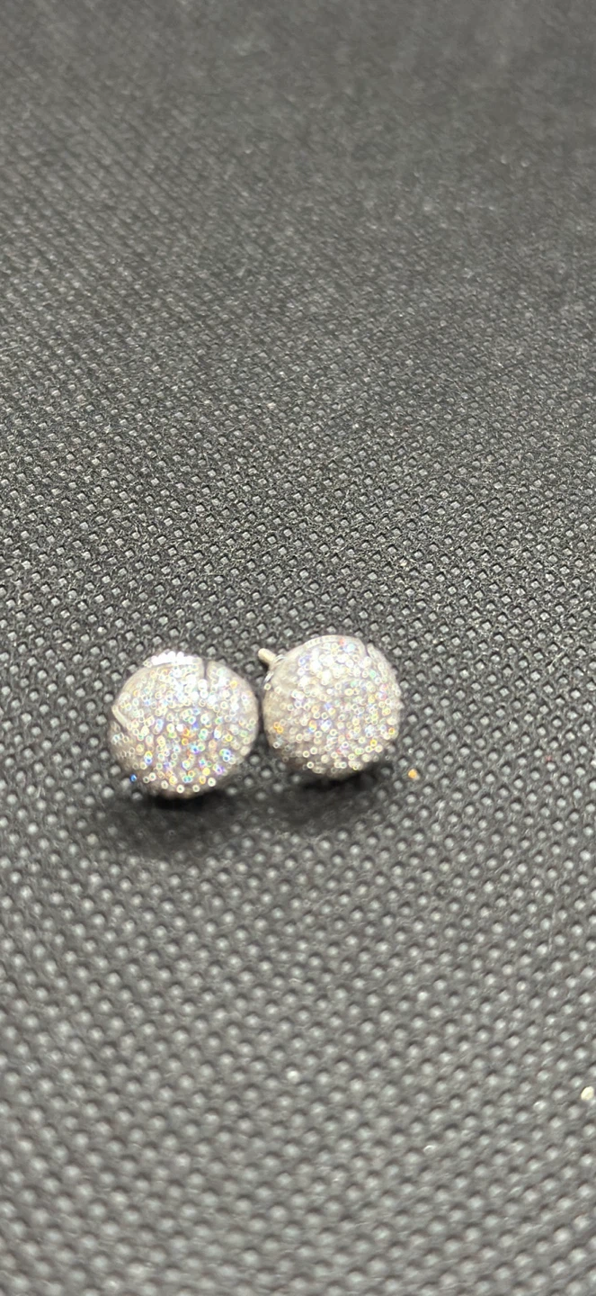 Moissanite earrings - photo 2