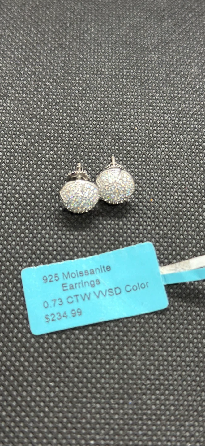 Moissanite earrings