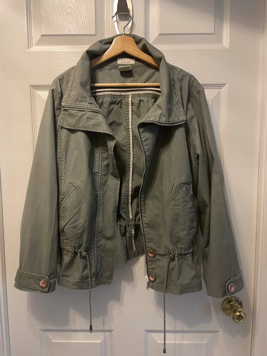 FDJ Brand - Draped Front Jacket - Medium Cotton - photo 3