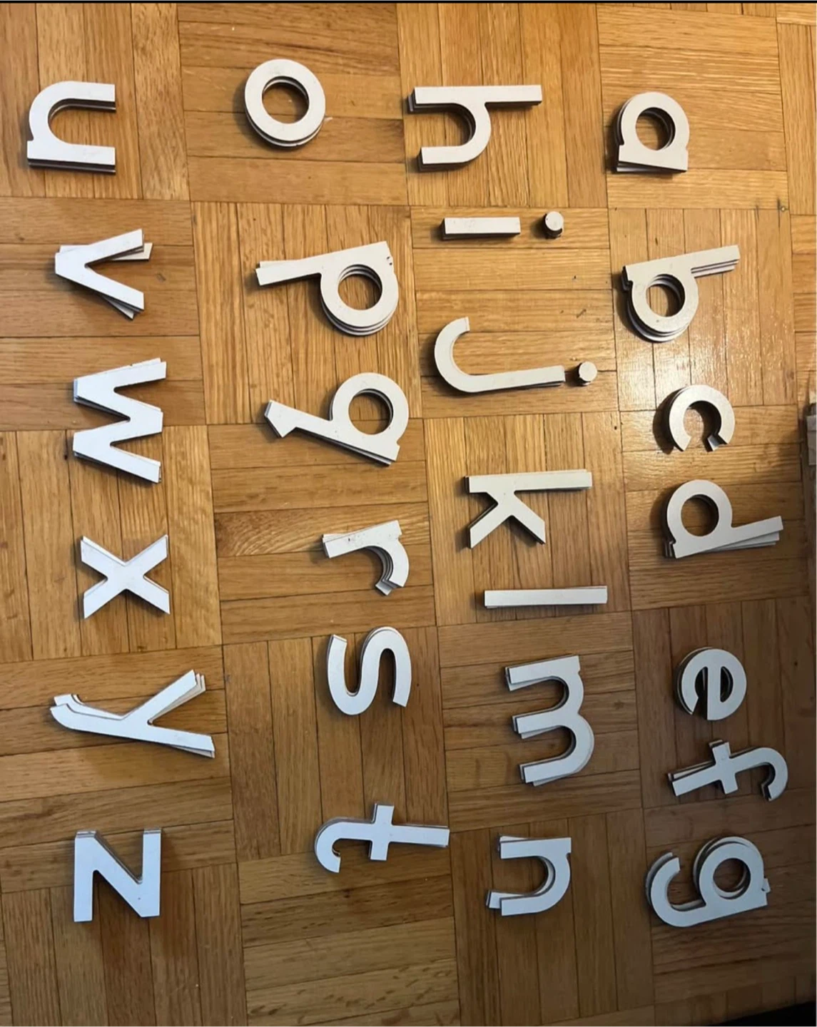 3 Alphabet Wooden Letters Set