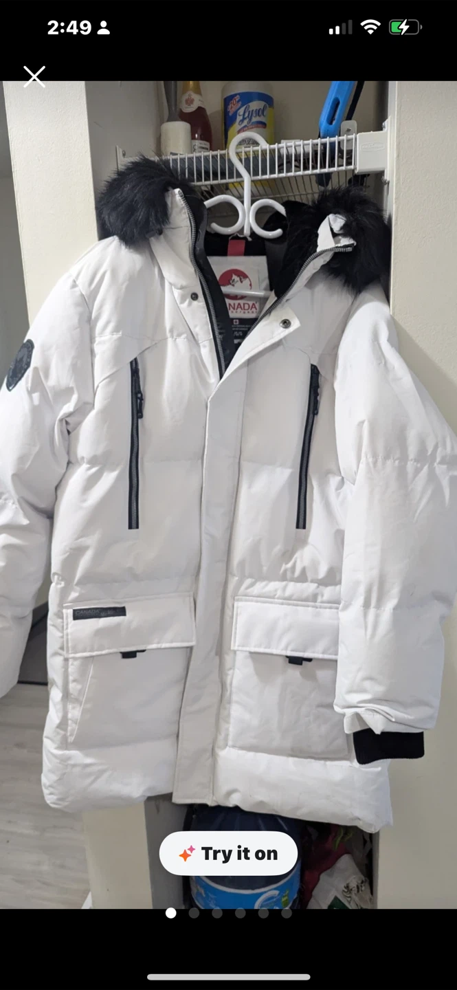 Canada Weathergear White Puffer Parka/brand new Jacket - photo 2