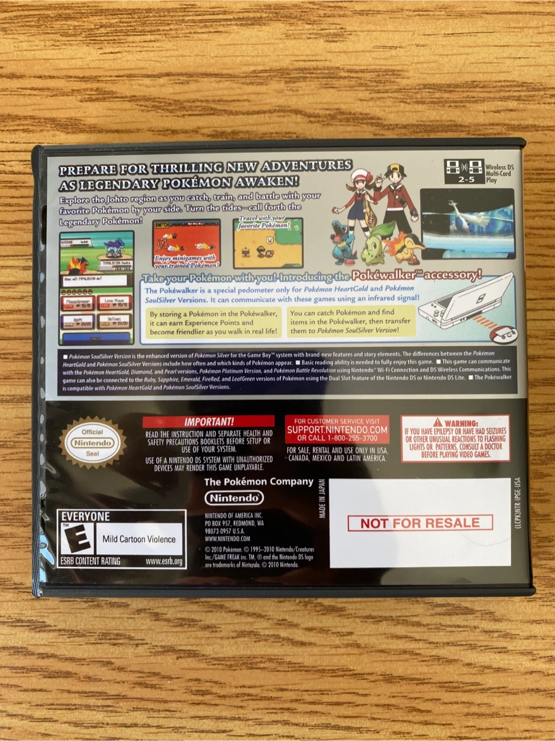 Pokemon Soul Silver Version Game (Repro) - photo 3
