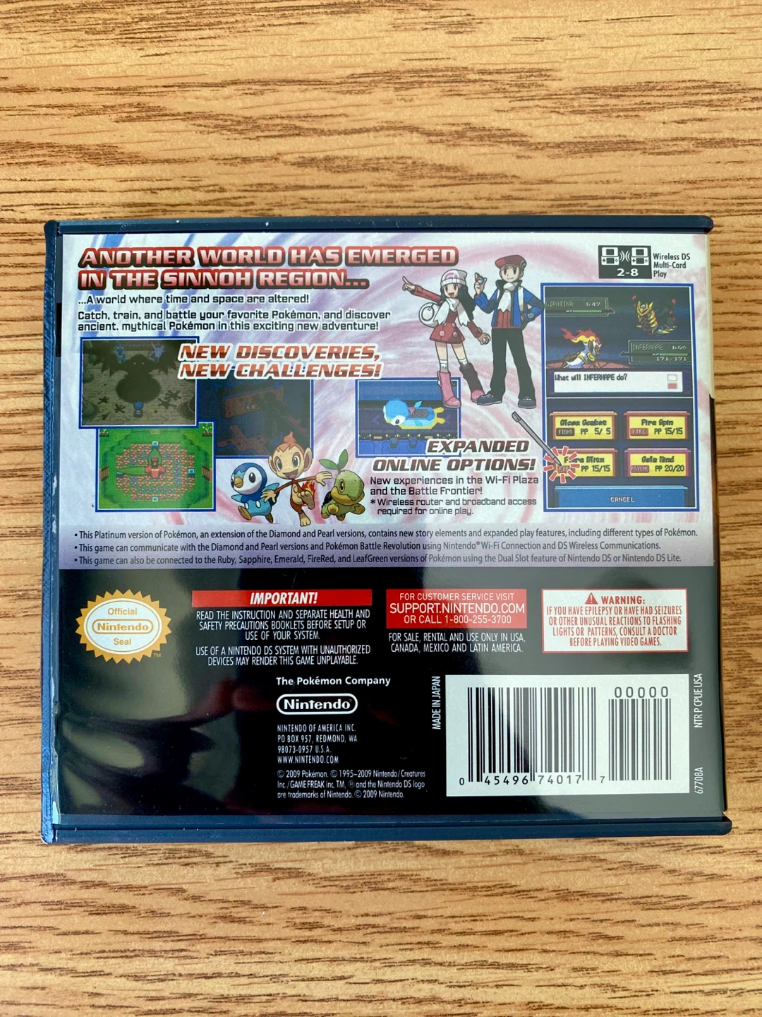 Pokemon Platinum Version Game (Repro) - photo 3