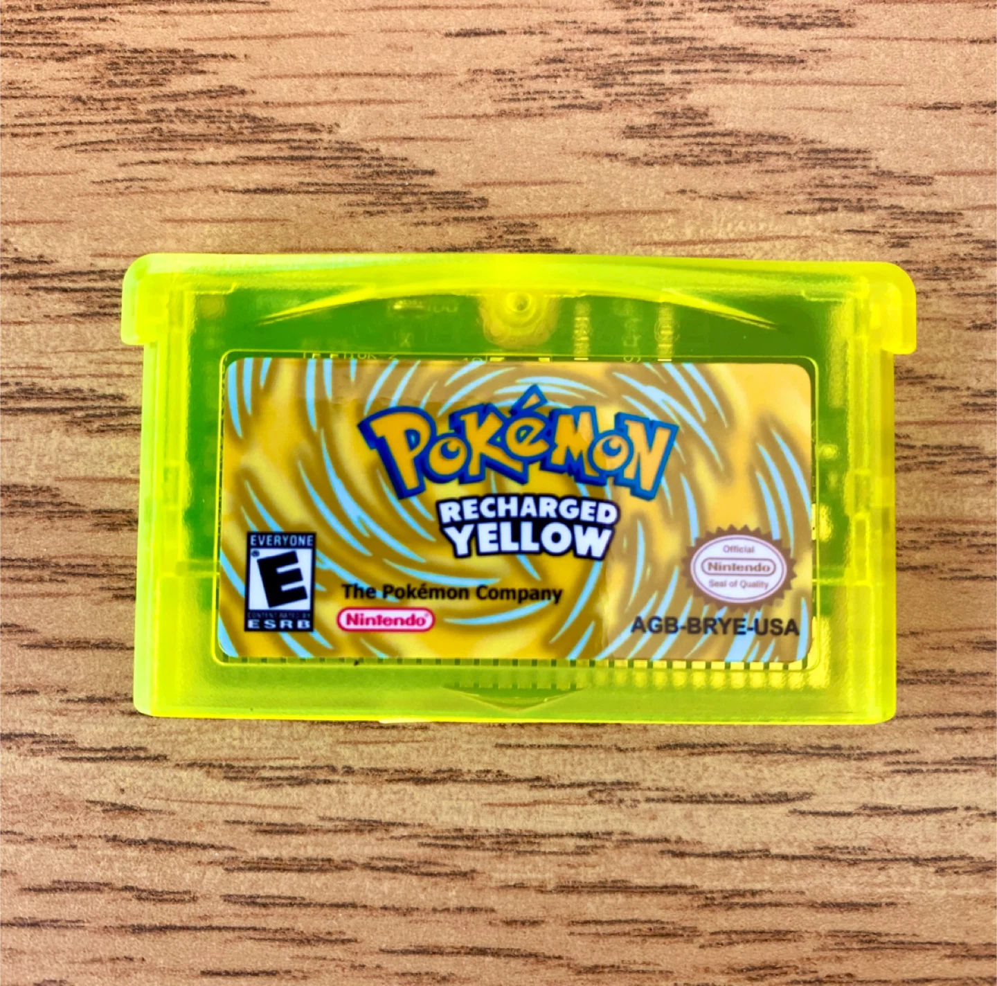 Pokémon Yellow Recharged Cartridge (Yellow GBA Remake)