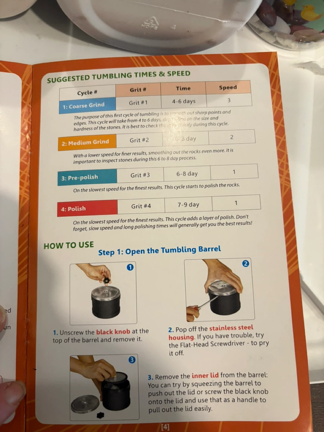KoolStone Rock Tumbler Kit with Tumbling Media - photo 2