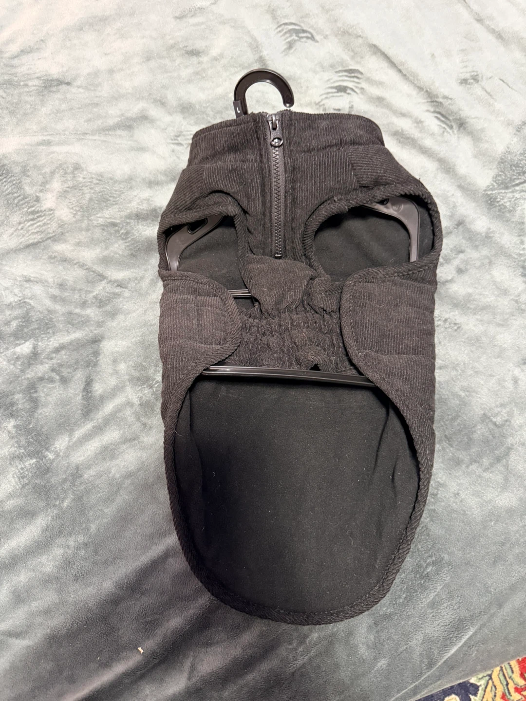 Beaver Canoe - Black Corduroy Dog Vest - photo 2