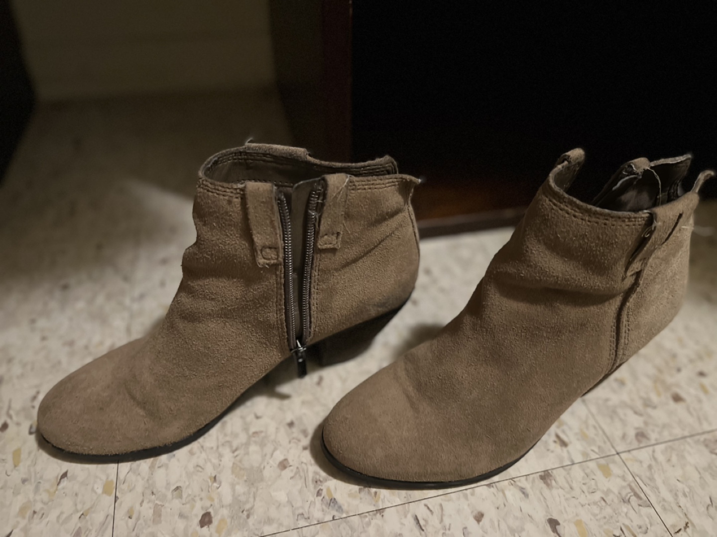 Sam Edelman Tan Suede Ankle Boots-size 7/7.5 - photo 2