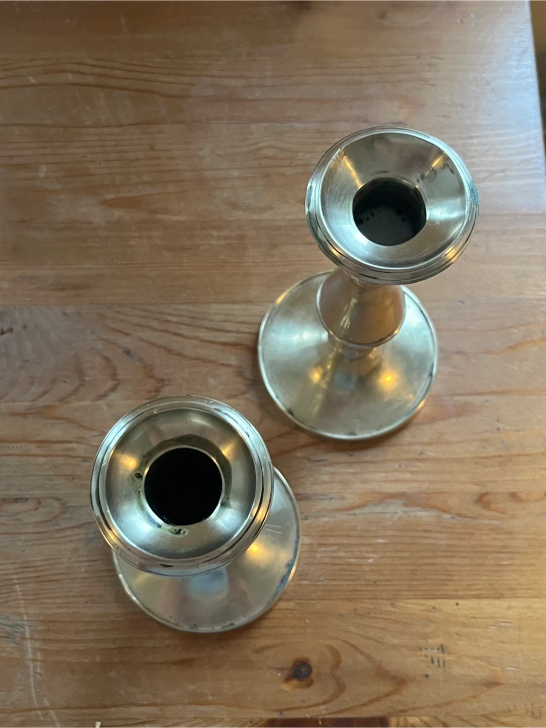 Vintage Brass Candlesticks - Set of 2 - photo 2