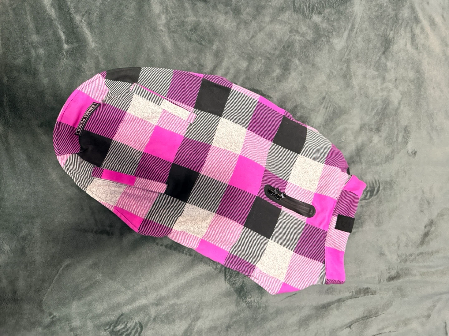 Canada Pooch Dog Winter Jacket - Pink Plaid