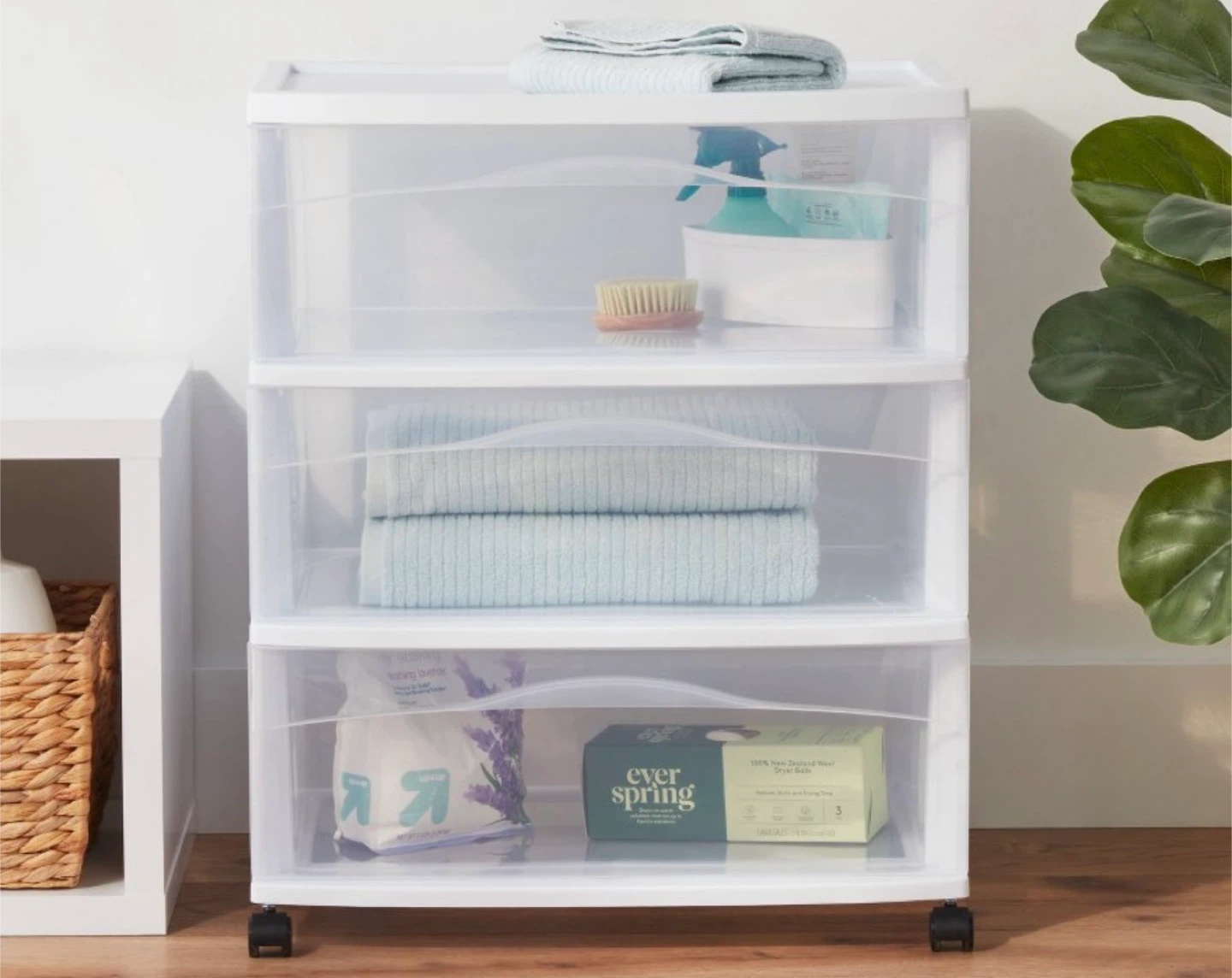 3-Drawer Plastic Storage Organizer for Sale