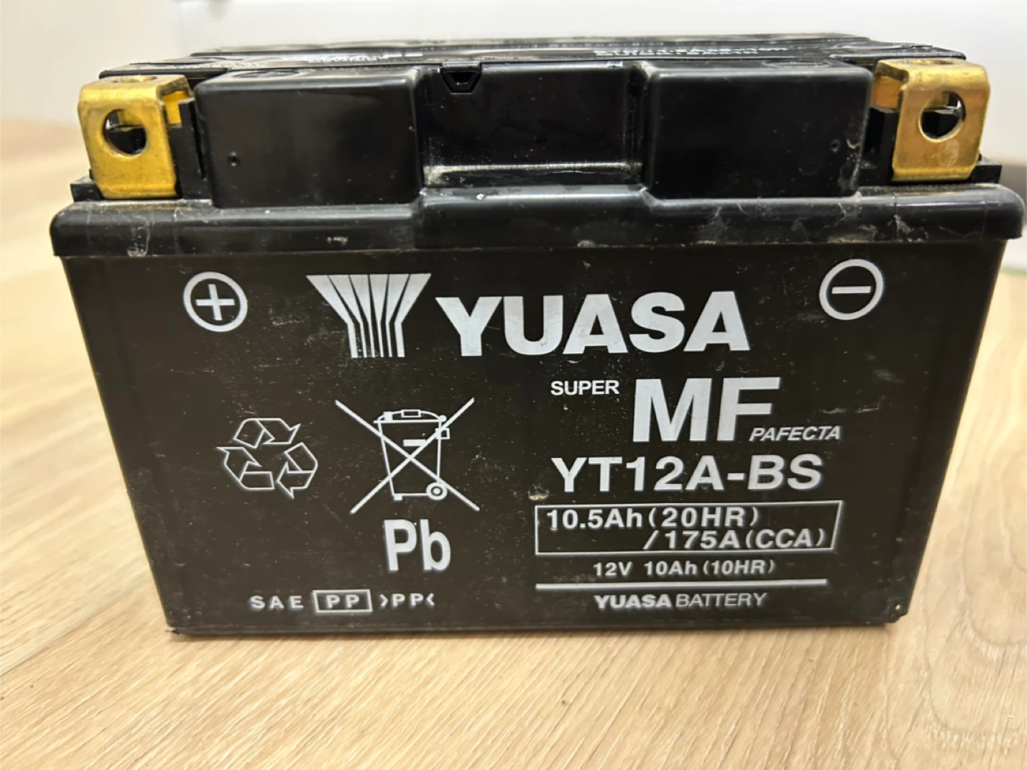 Yuasa YT12A-BS Motorcycle Battery