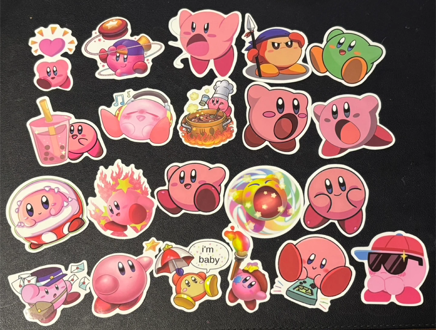 Pack of 21 Kirby Stickers