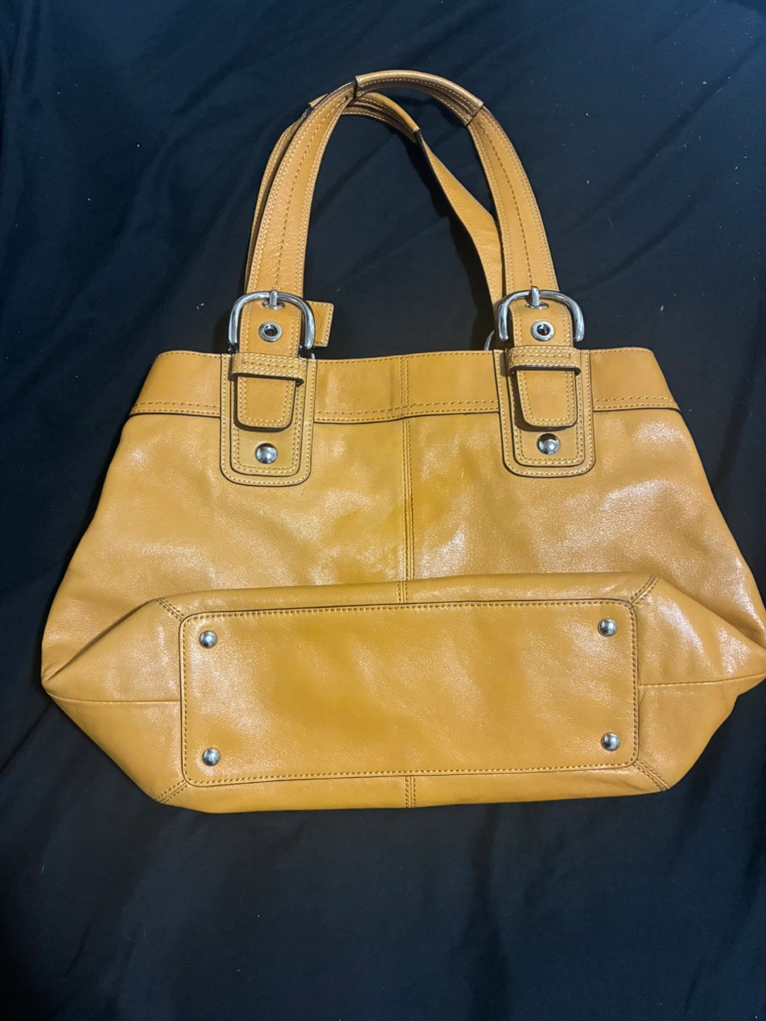 2000s Coach Soho Pleated Leather Shoulder Bag - photo 2
