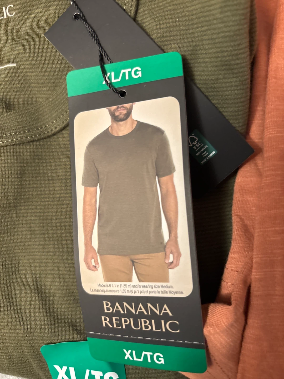 2pc Banana Republic & Hurley T-Shirts XL/TG (2 Pack) - photo 3