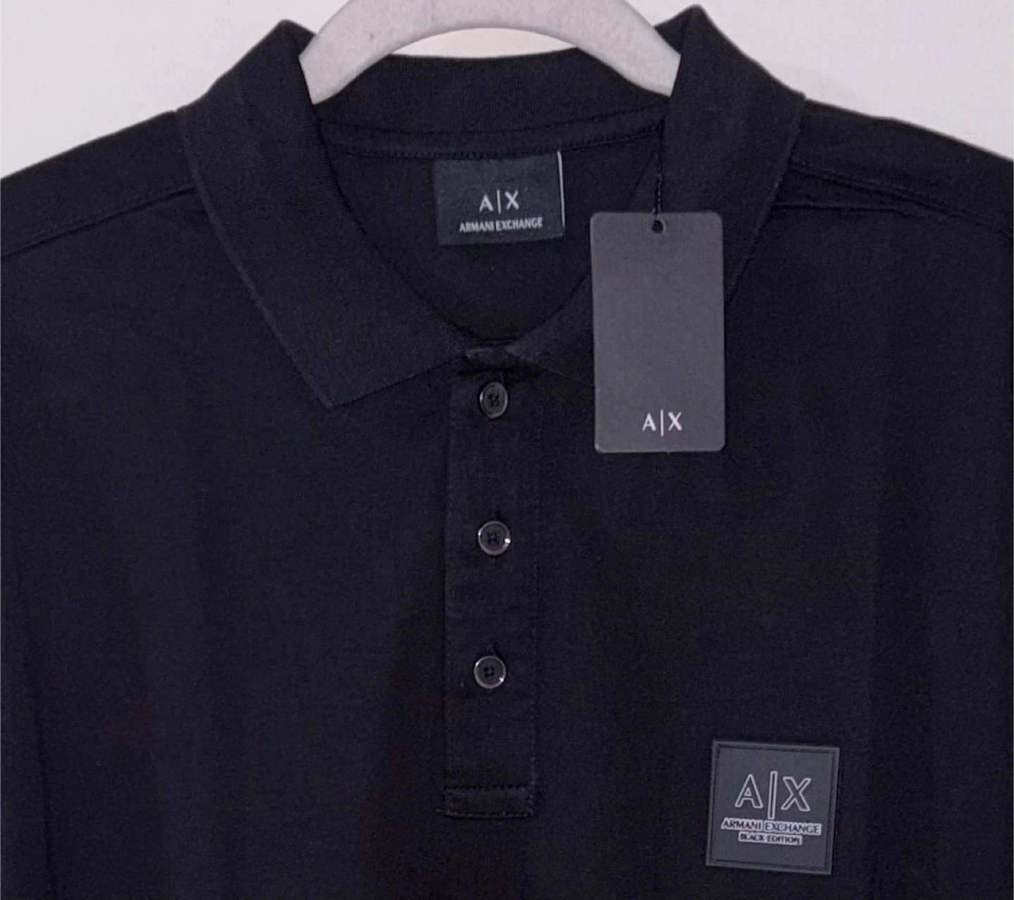 AX | Armani Exchange Black Polo Shirt - photo 2
