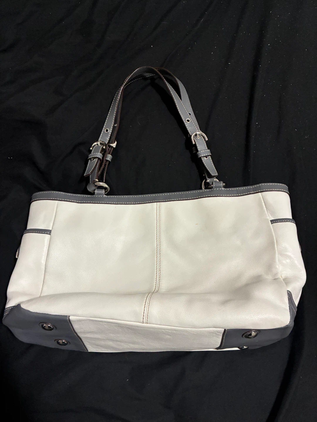 Discontinued Coach Pleated East/West Gallery Tote - photo 2