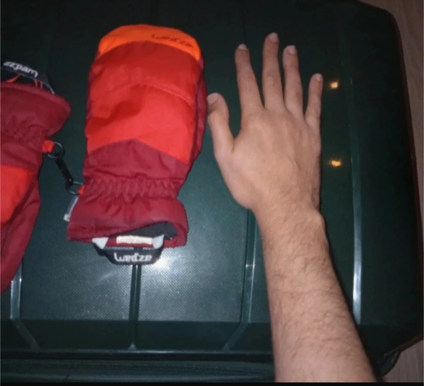 Wedze Ski Mittens - Red/Orange - photo 4