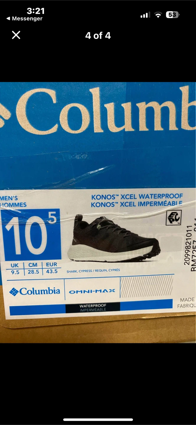 New Columbia Waterproof Hiking Shoes Size 10.5 - photo 4
