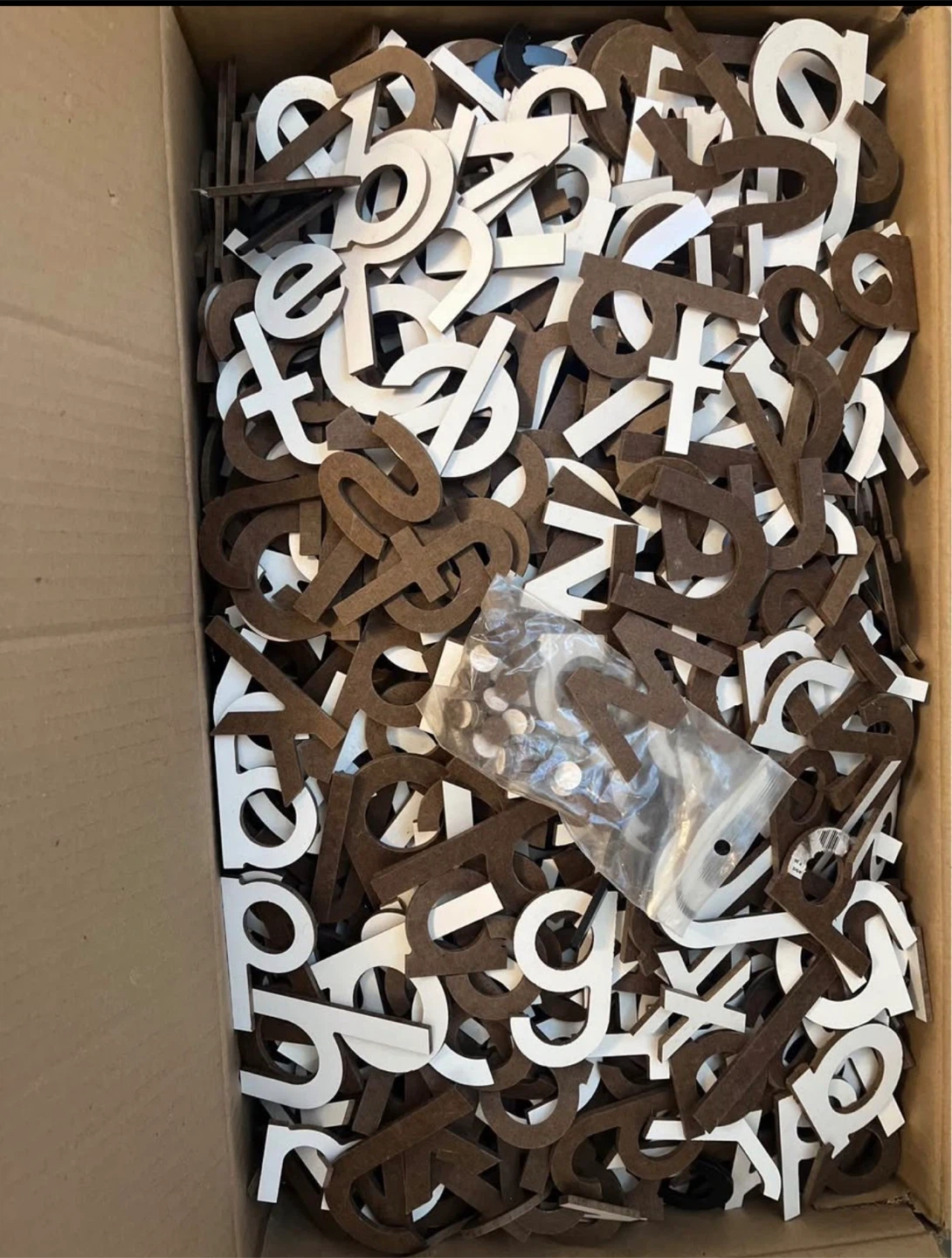 Wooden Letters Box