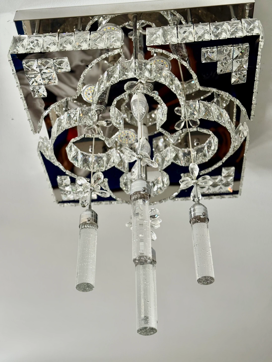 Crystal Flush Mount Ceiling Light Fixture - photo 2